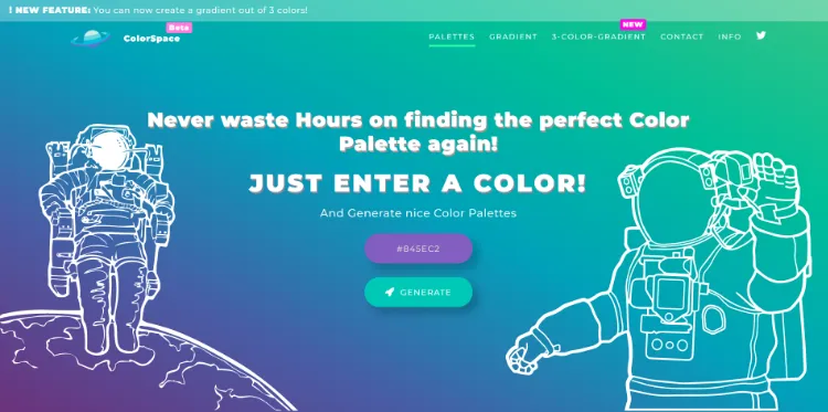 ColorSpace 配色網站